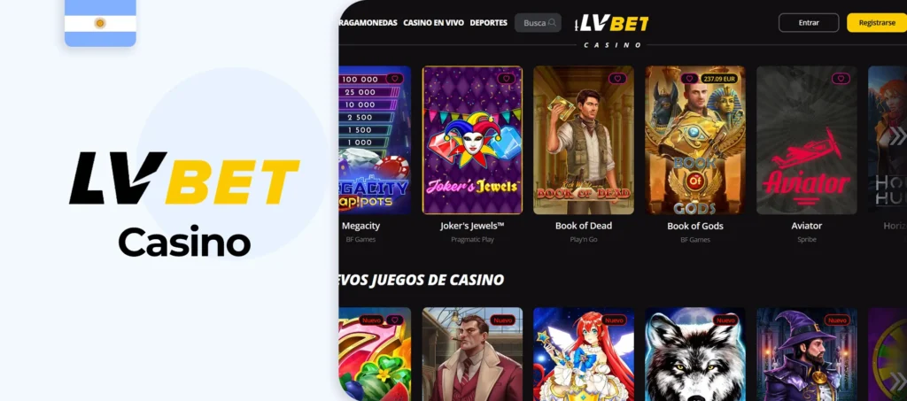 LVbet ofrece una gran selección de juegos de casino para todos los gustos