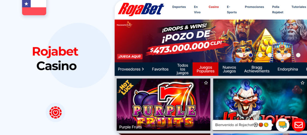 Rojabet Casino es un casino en línea con cientos de tragaperras, juegos de mesa y juegos en vivo