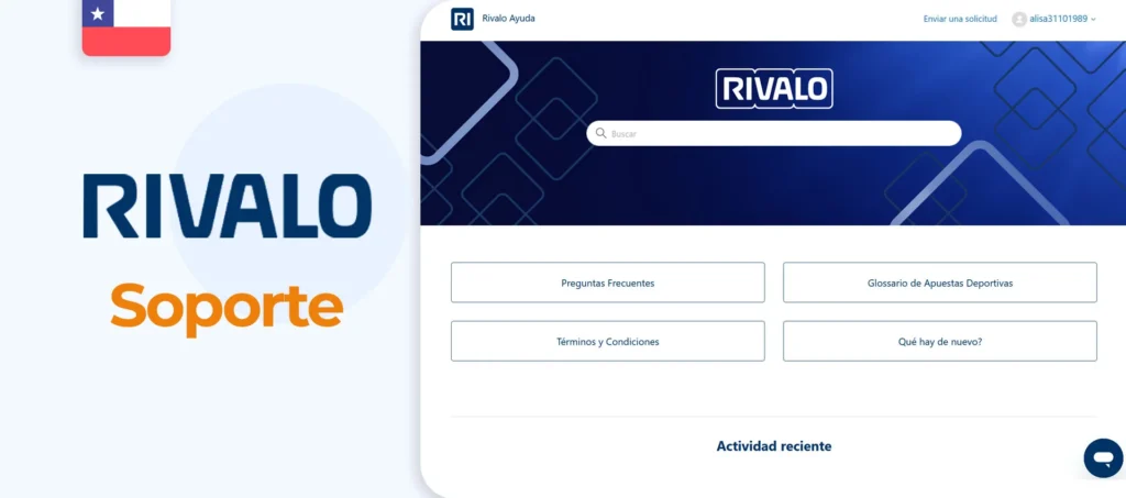 El servicio de atención al cliente de Rivalo Chile está disponible 24/7