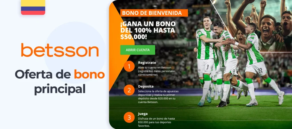 Betsson ofrece un gran bono de bienvenida a los nuevos jugadores en Colombia