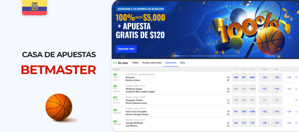 Apuestas en deportes cibernéticos en la web de la casa de apuestas Betfmaster en Ecuador