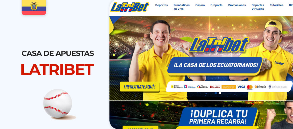 Apuestas en deportes cibernéticos en la web de la casa de apuestas Latribet en Ecuador