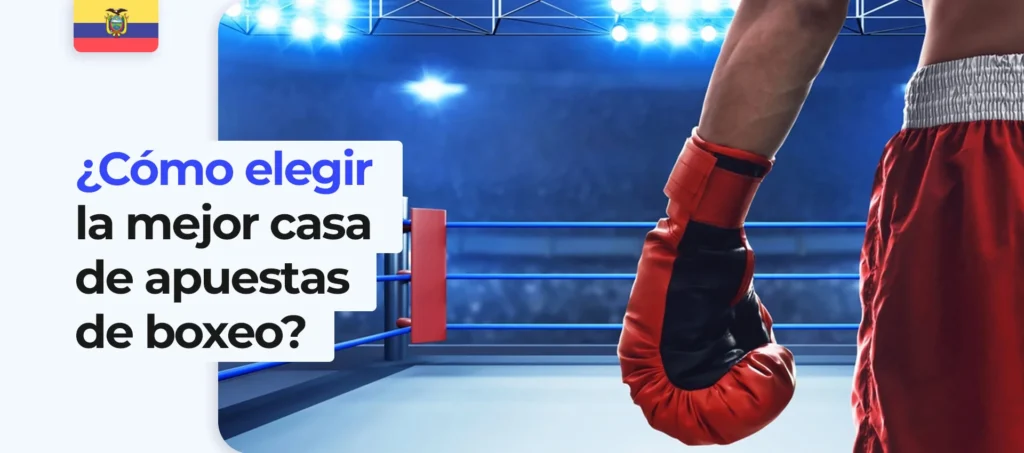 Criterios para elegir una casa de apuestas de boxeo en Ecuador