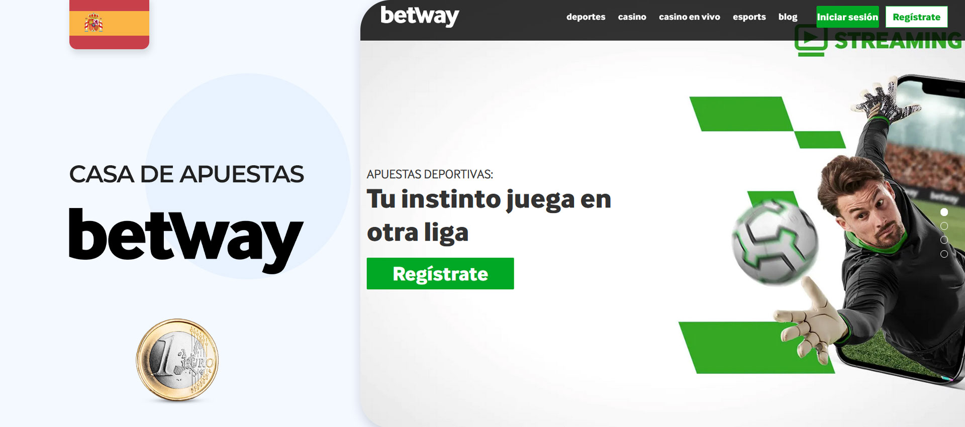 Casa de apuestas depósito mínimo 1 euro