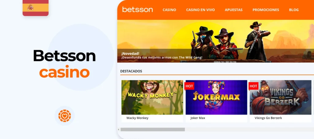 ¿Qué tipo de juegos en línea ofrece el sitio de Betsson?