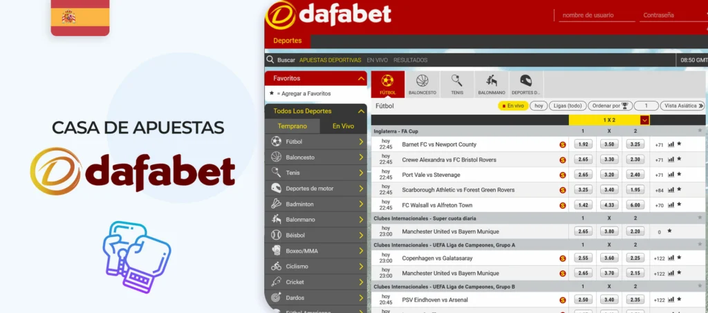 Revisión completa del sitio de apuestas ilimitadas Dafabet en España