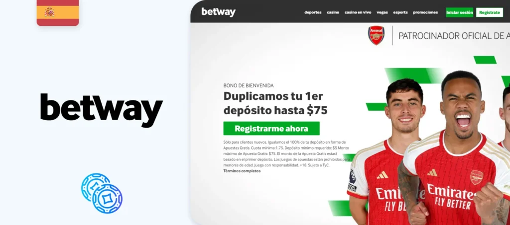 Web oficial de la casa de apuestas Betway en España