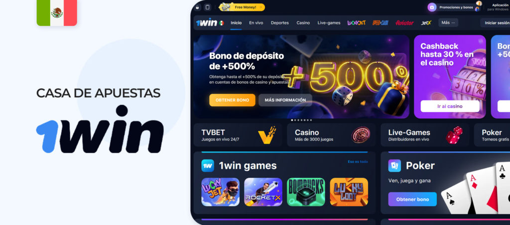 Una visión detallada del sitio de apuestas 1Win en Mexico