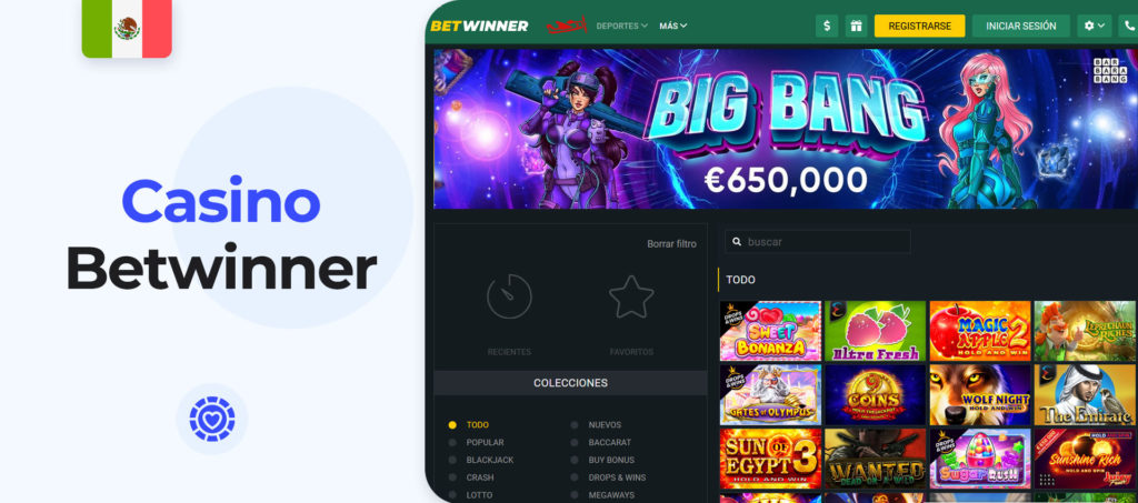 Casino y otros juegos de cartas en la aplicación Betwinner para Android