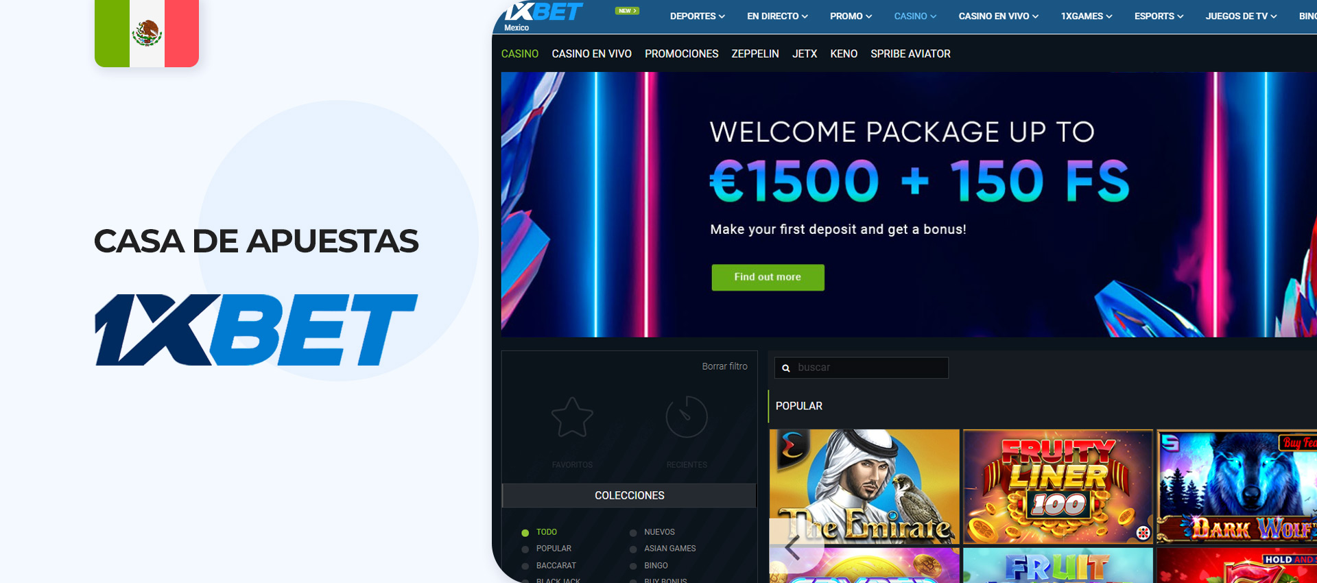 1xBet: ¿es confiable para apuestas deportivas y casino en México?