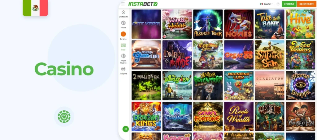 ¿Qué tipo de juegos en línea ofrece la plataforma Instabet?