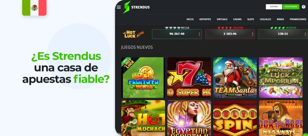 Strendus es una plataforma de apuestas autorizada muy popular en México