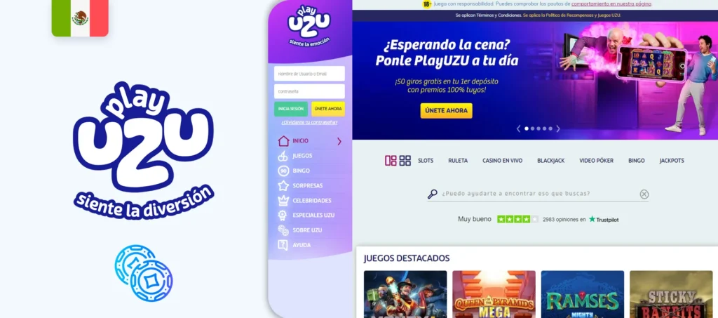 Plataforma oficial de PlayUZU en México