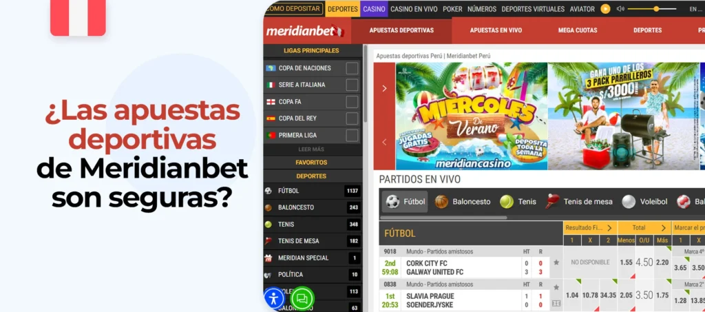 Reseña sobre la plataforma de apuestas Meridianbet Perú