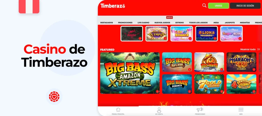 ¿Qué juegos de azar y casino en línea ofrece la plataforma de apuestas Timberazo?