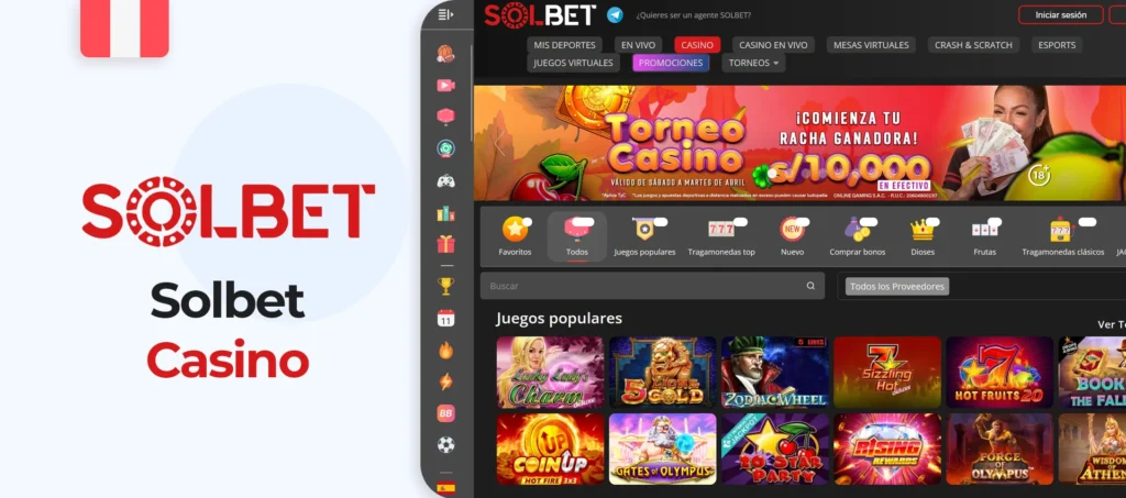 Solbet ofrece una gran selección de juegos de casino para todos los gustos