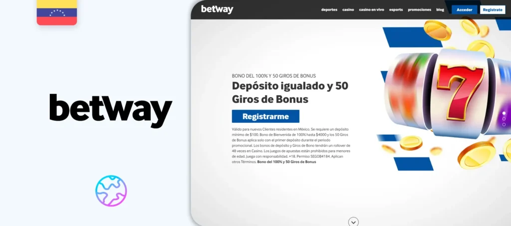 Sitio oficial de la casa de apuestas Betway